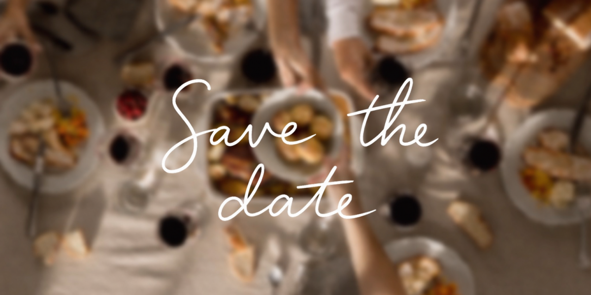 Save the date voor het jaarlijks wisseldiner.