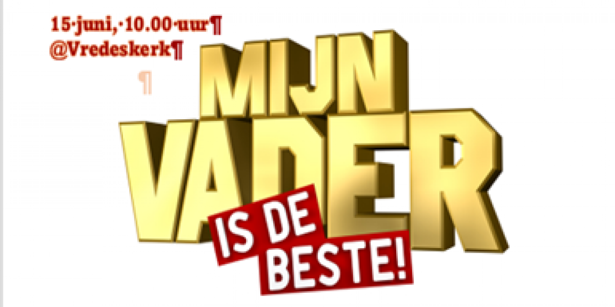 Gezinsdienst 15 juni, 10:00 uur