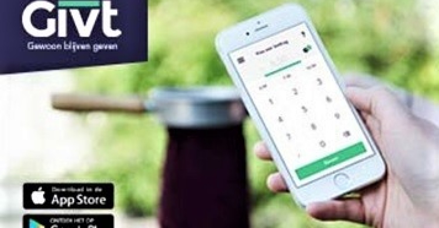 Digitaal collecteren met de Givt-app